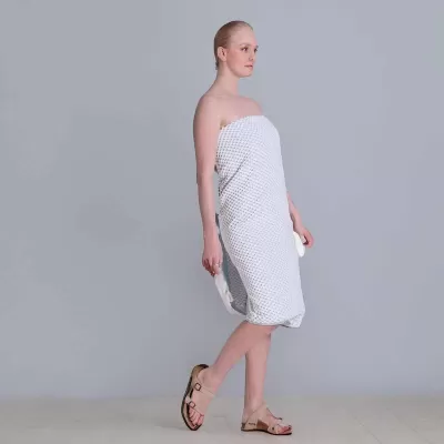Banyo Havlusu Ekru Mavi